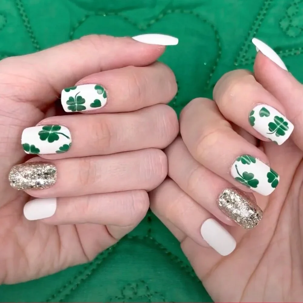 KISS Voguish Fantasy ST. PATRICK'S DAY Medium Length Nails - So Fine